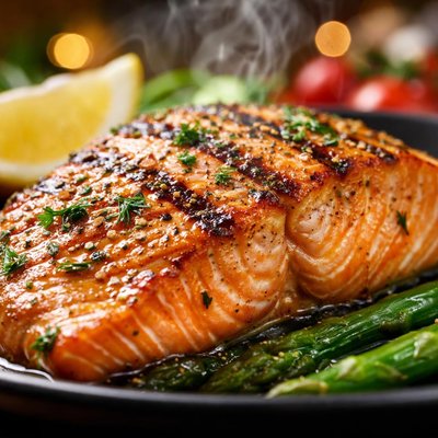 Image of Grilled Salmon Northwest Style