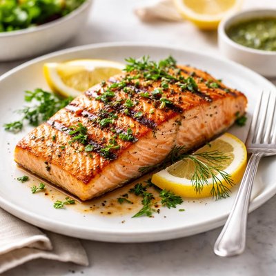 Image of Grilled Salmon or Halibut