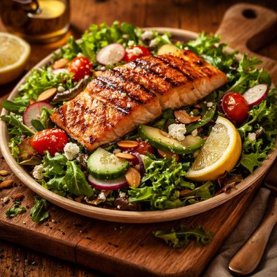 Image of Grilled Salmon Salad