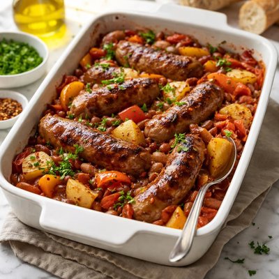 Image of Grilled Sausage Casserole