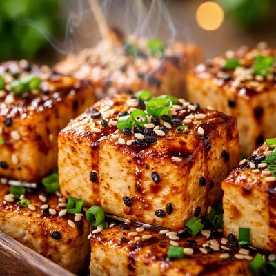 Image of Grilled Sesame Tofu