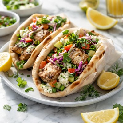 Image of Grilled Shark Pitas