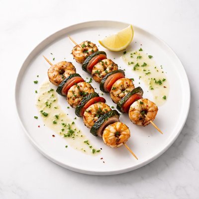 Image of Grilled Shrimp or Chicken Kabobs