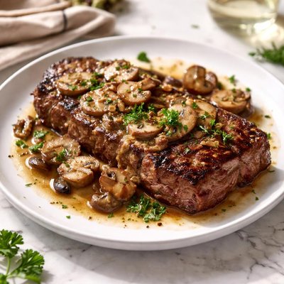 Image of Grilled Sirloin Steak Marsala