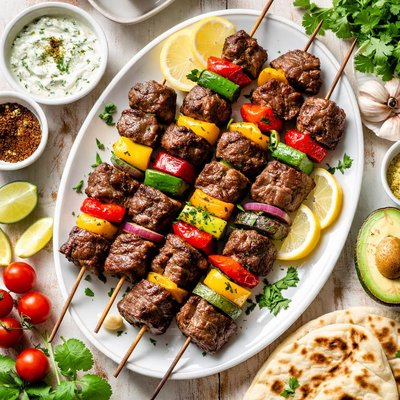 Image of Grilled Skewered Beef