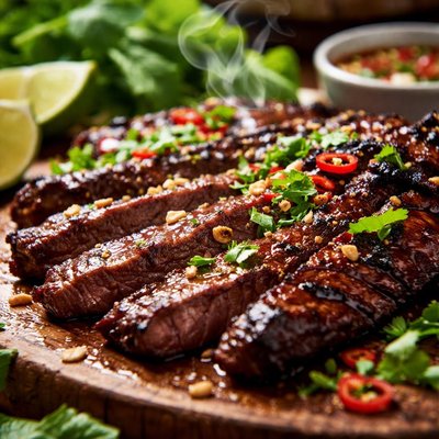 Image of Grilled Skirt Steak Vietnamese Style