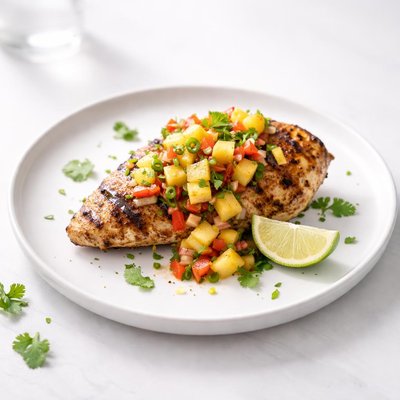 Image of Grilled Southwestern Chicken with Pineapple Salsa