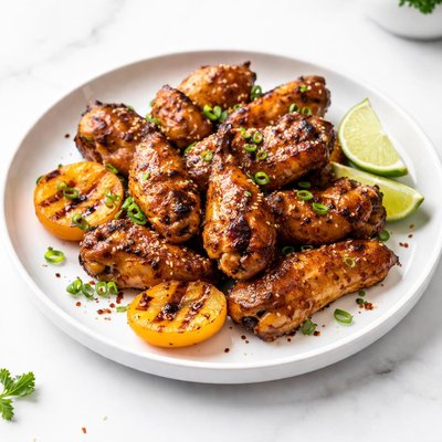 Image of Grilled Spicy Apricot Chicken Wings