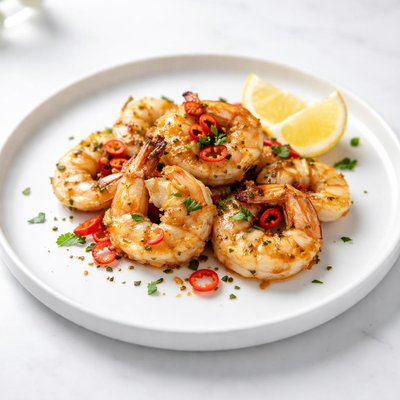 Image of Grilled Spicy Garlic Shrimp