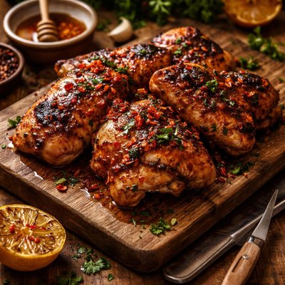 Image of Grilled Spicy Honey Chicken