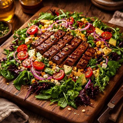 Image of Vegetarian Grilled Steak Salad