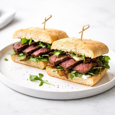Image of Grilled Steak Sandwiches