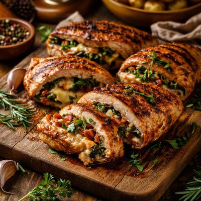 Image of Grilled Stuffed Chicken