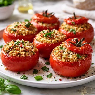 Image of Grilled Stuffed Tomatoes