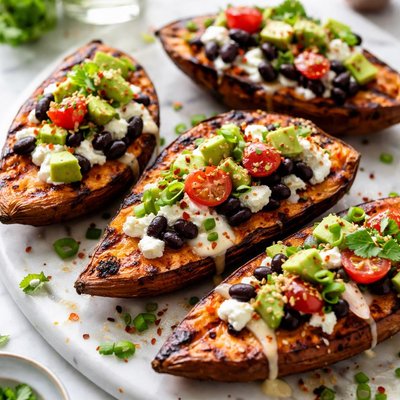 Image of Whole30 Grilled Sweet Potato