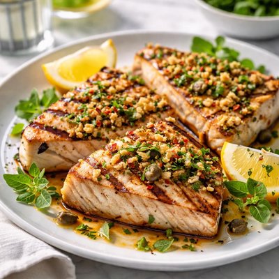 Image of Grilled Swordfish Oreganato