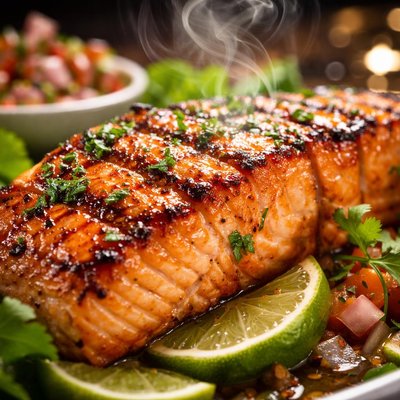 Image of Grilled Tequila Salmon