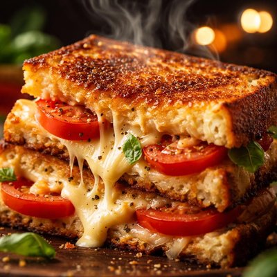 Image of Grilled Tomato Cheese