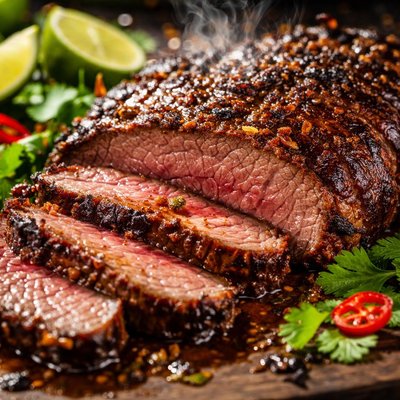 Image of Grilled Tri Tip Roast with Tequila Marinade