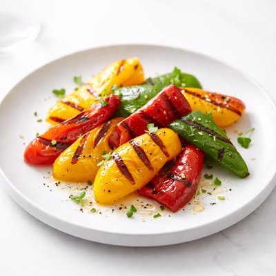 Image of Grilled Tricolor Bell Peppers