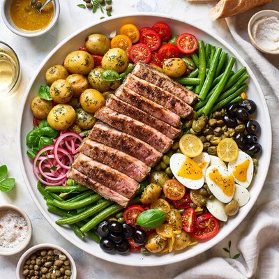 Image of Grilled Tuna Nicoise Salad