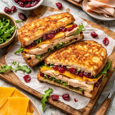Image of Grilled Turkey Cheddar Cranberry on Sourdough