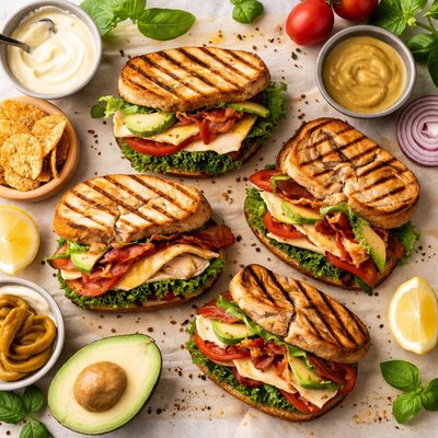Image of Grilled Turkey Sandwiches