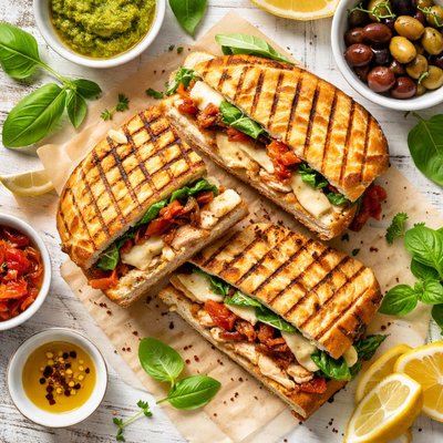 Image of Grilled Tuscan Chicken Panini