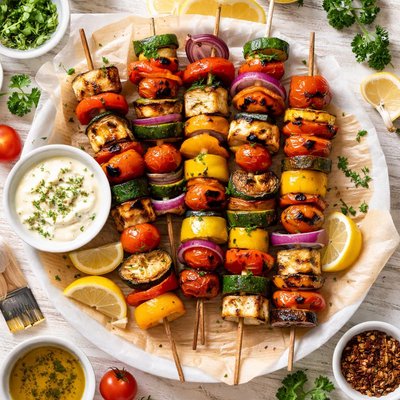 Image of Grilled Vegetable Kebabs