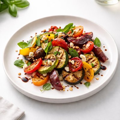 Image of Grilled Vegetable Salad in the Vicinity of Tunisia