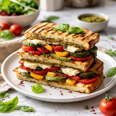 Image of Grilled Veggie Panini