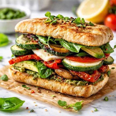 Image of Grilled Veggie Sandwich