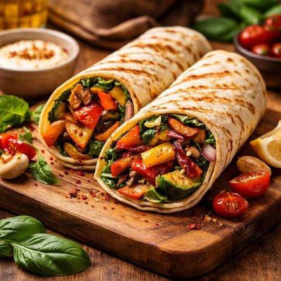 Image of Grilled Veggie Wraps