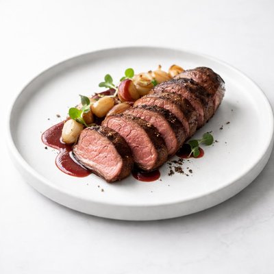 Image of Grilled Venison Tenderloin Backstrap