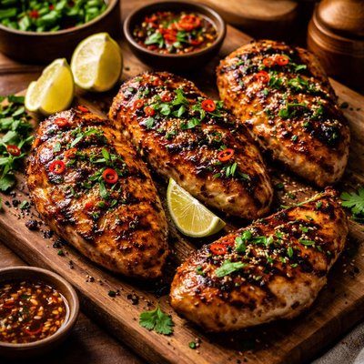 Image of Grilled Vietnamese Chicken Breasts