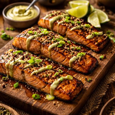 Image of Grilled Wasabi Salmon