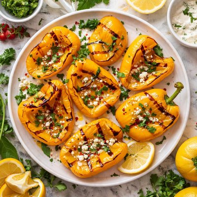 Image of Grilled Yellow Bell Pepper