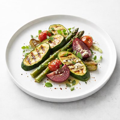 Image of Grilled Zucchini and Other Vegetables