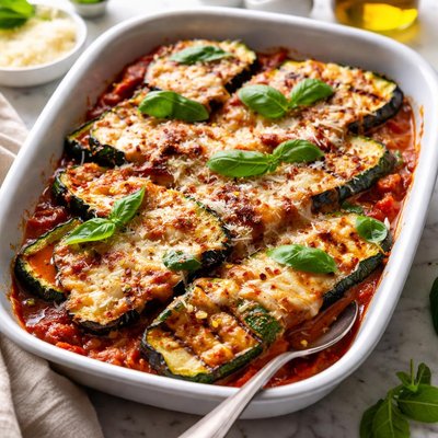 Image of Grilled Zucchini Parmesan