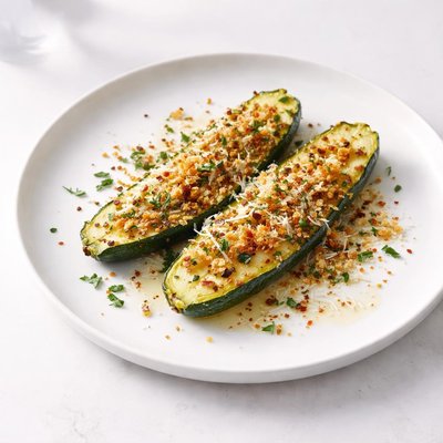 Image of Grilled Zucchini Parmigiano Crumbed