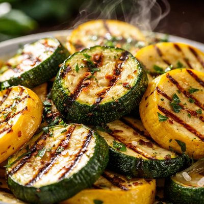 Image of Grilled Zucchini Yellow Squash