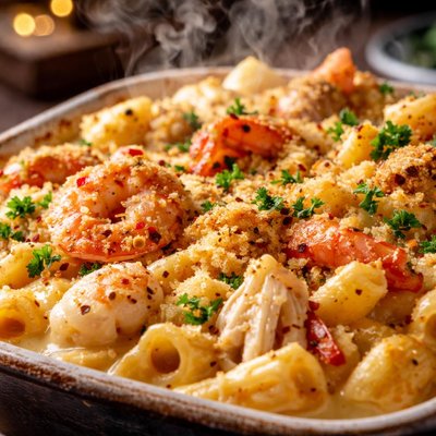 Image of Grotto Seafood Pasta Casserole