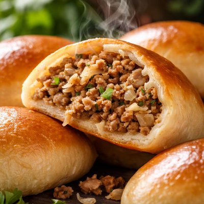 Image of Ground Beef and Cabbage Piroshki
