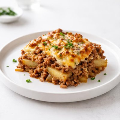 Image of Ground Beef and Potato Casserole
