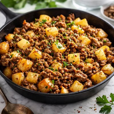 Image of Ground Beef and Potatoes Oh So Simple