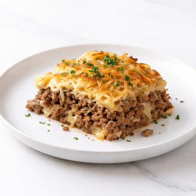 Image of Ground Beef and Shredded Potato Casserole