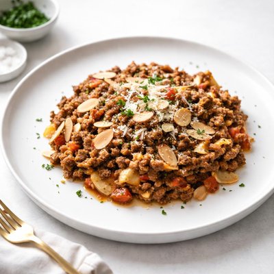Image of Ground Beef Casserole with Almonds