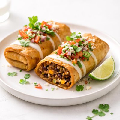 Image of Ground Beef Chimichangas