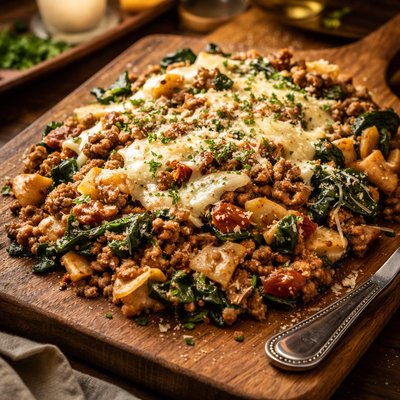 Ground Beef Florentine Recipe