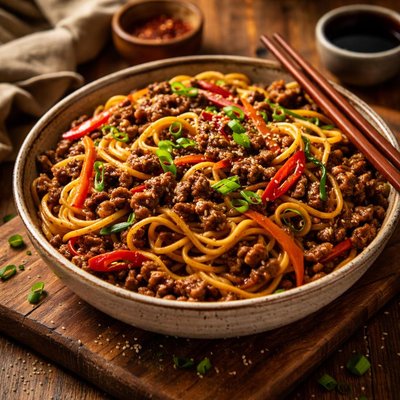 Image of Ground Beef Lo Mein